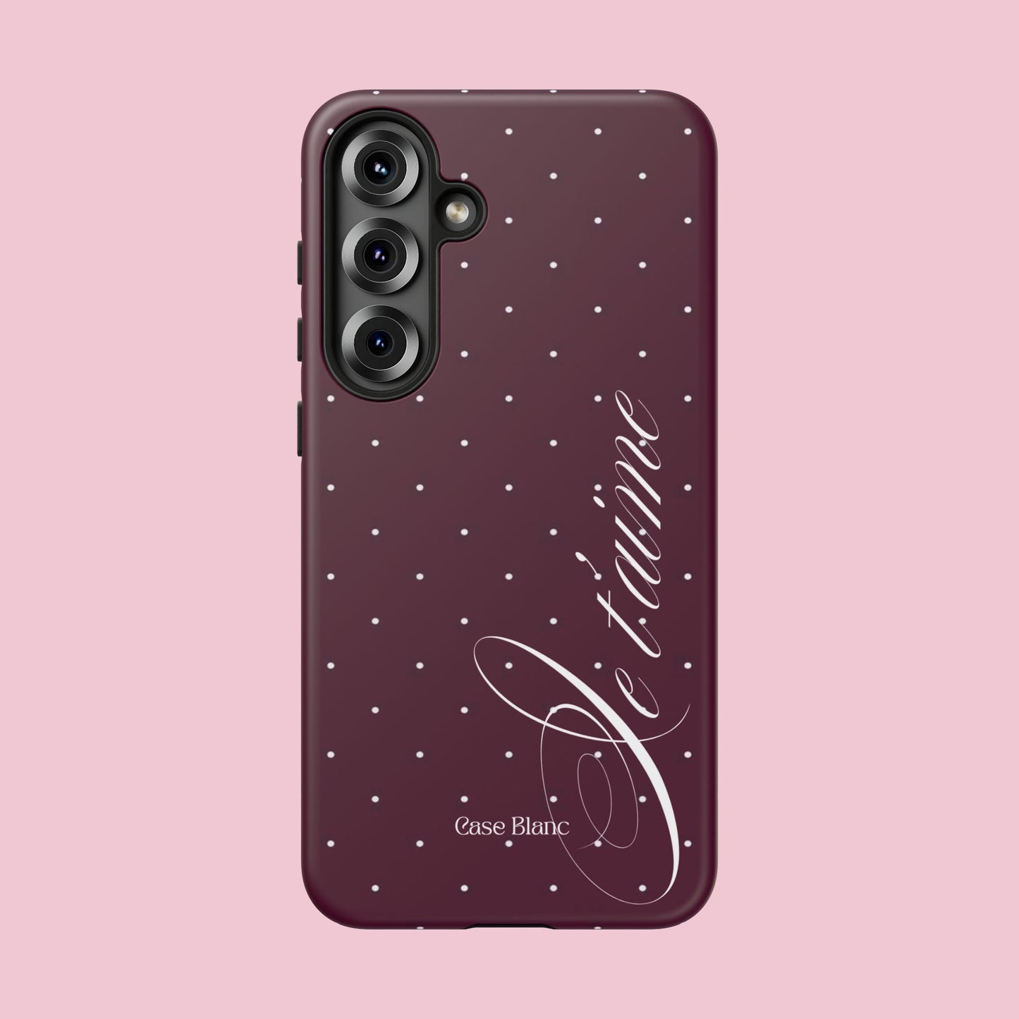 Je t'aime (burgundy)
