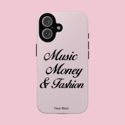 Music Money & Fashion (Black and pink)