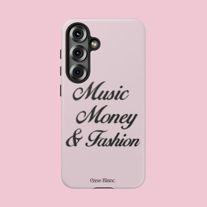 Music Money & Fashion (Black and pink)