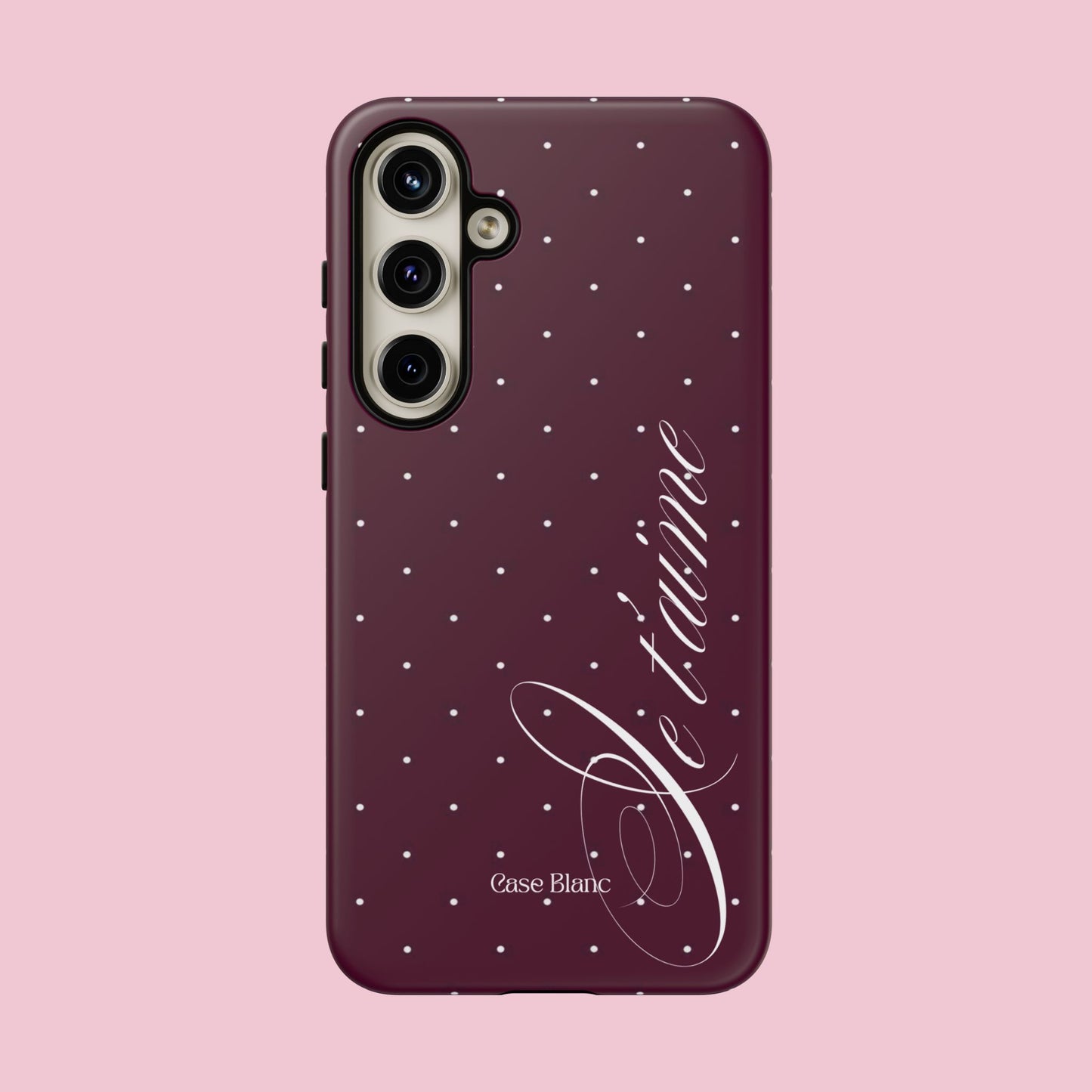 Je t'aime (burgundy)