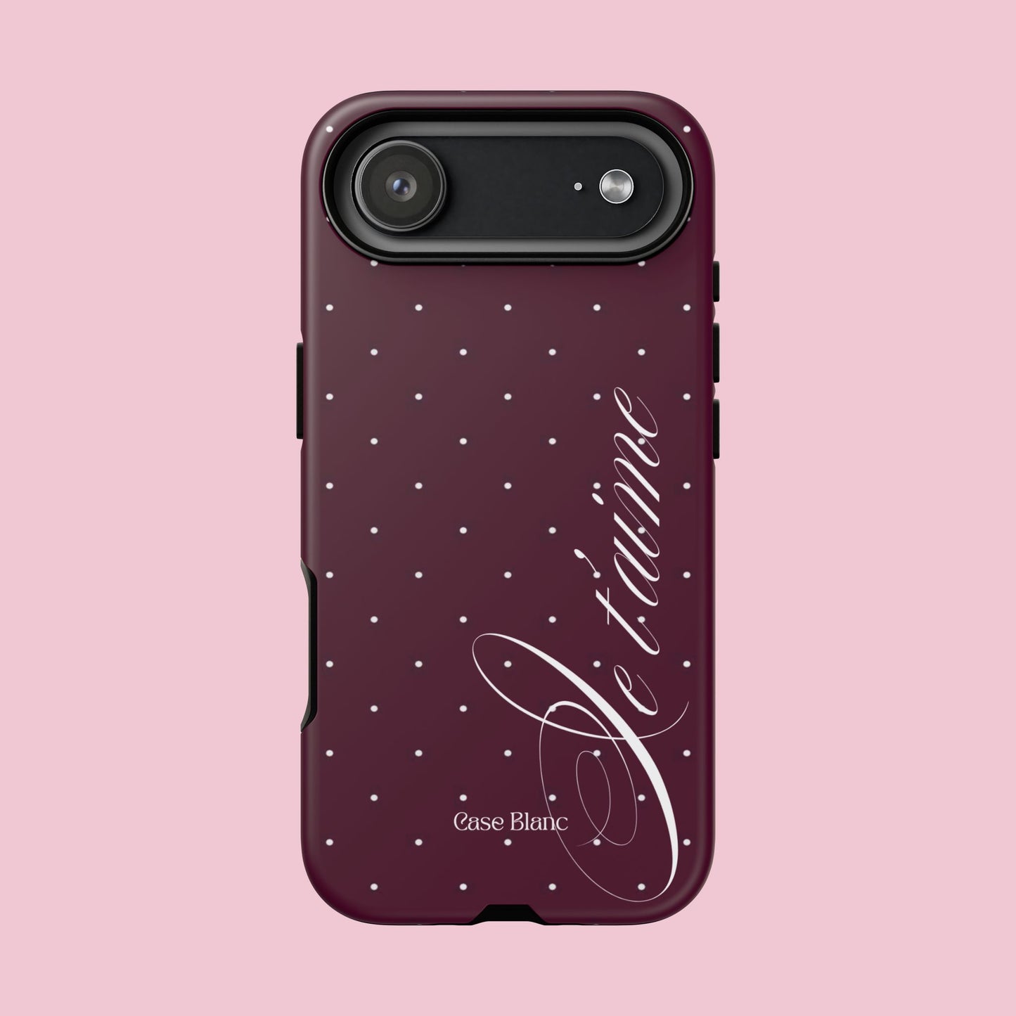 Je t'aime (burgundy)