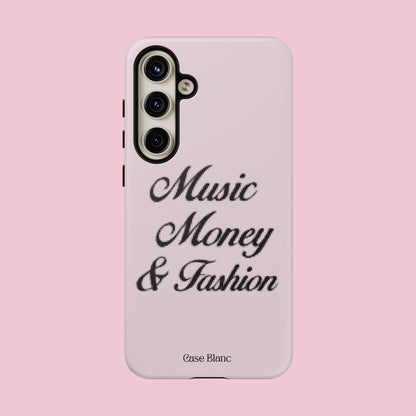 Music Money & Fashion (Black and pink)