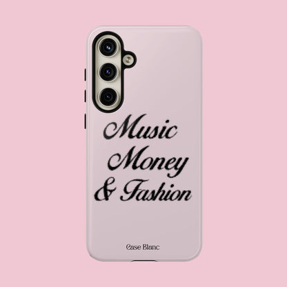 Music Money & Fashion (Black and pink)
