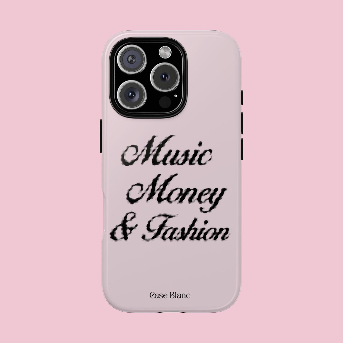 Music Money & Fashion (Black and pink)