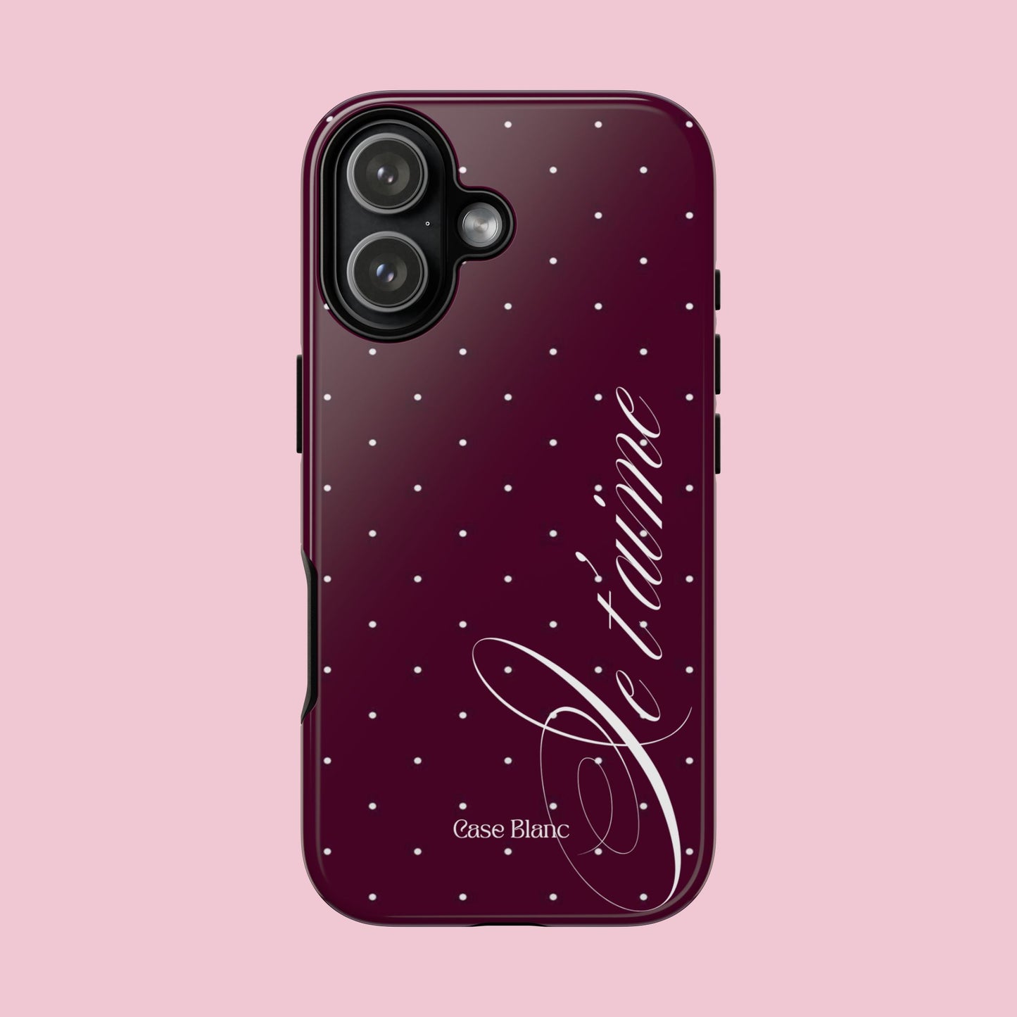 Je t'aime (burgundy)