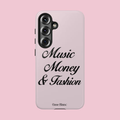 Music Money & Fashion (Black and pink)