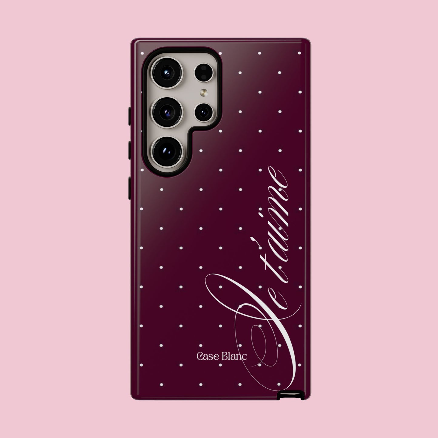 Je t'aime (burgundy)