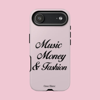 Music Money & Fashion (Black and pink)