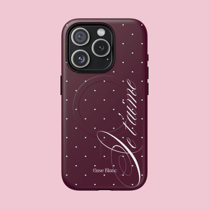 Je t'aime (burgundy) - MagSafe