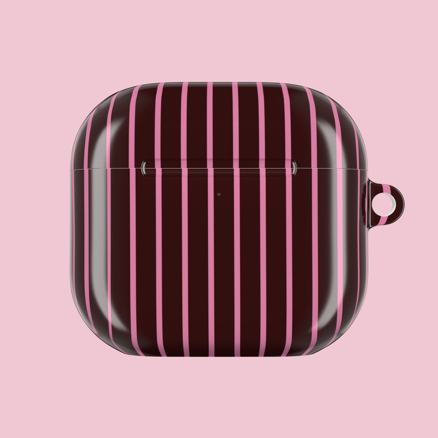 Rouge Stripe AirPods case