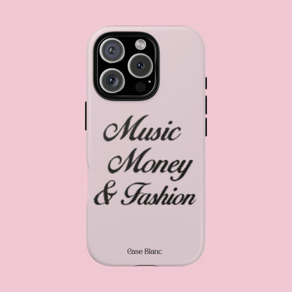 Music Money & Fashion (Black and pink)