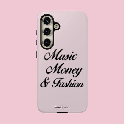 Music Money & Fashion (Black and pink)