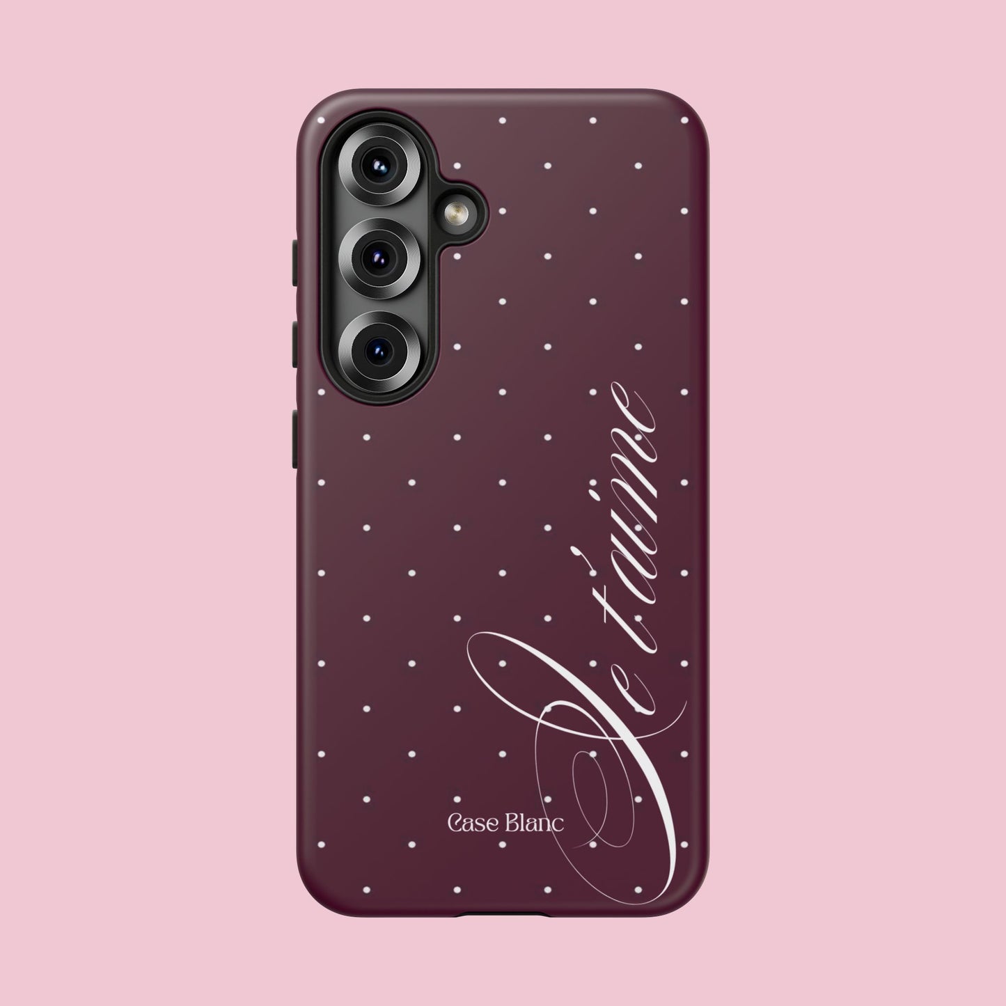 Je t'aime (burgundy)