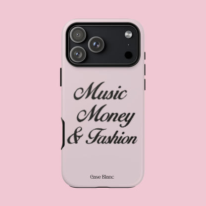 Music Money & Fashion (Black and pink)