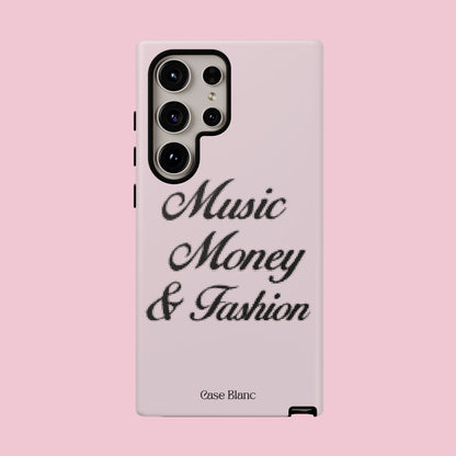 Music Money & Fashion (Black and pink)