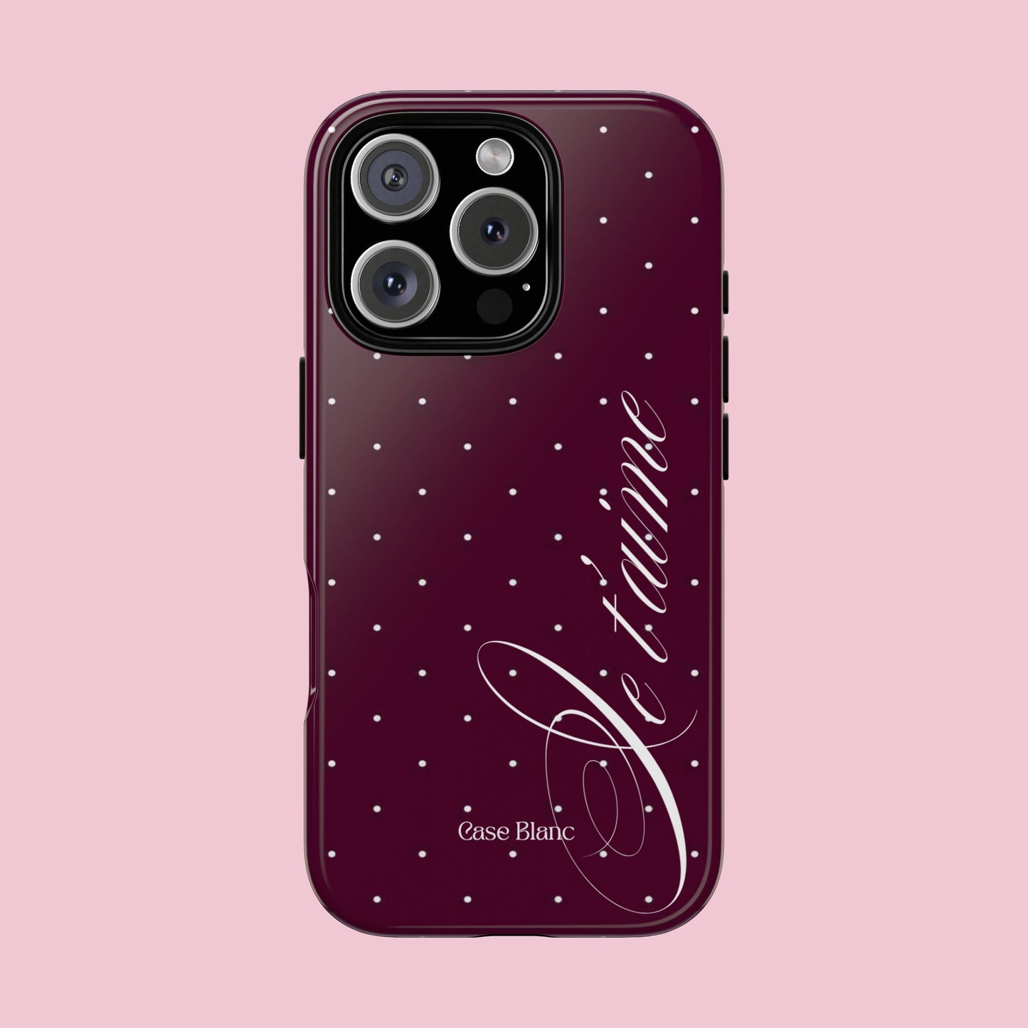 Je t'aime (burgundy)