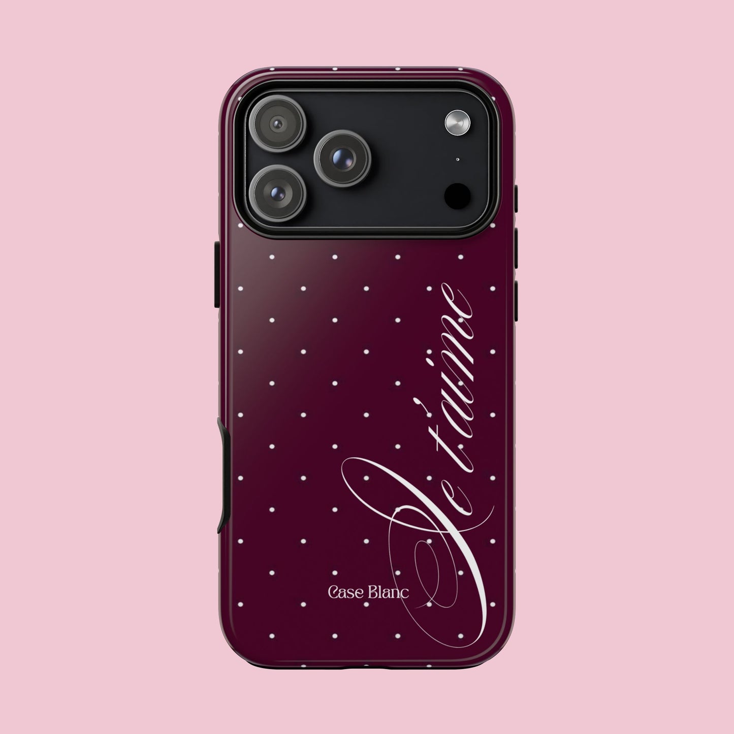 Je t'aime (burgundy)