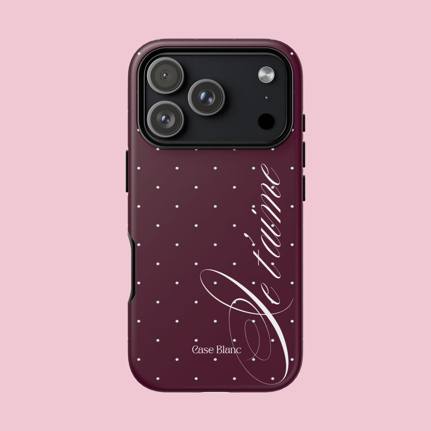 Je t'aime (burgundy)