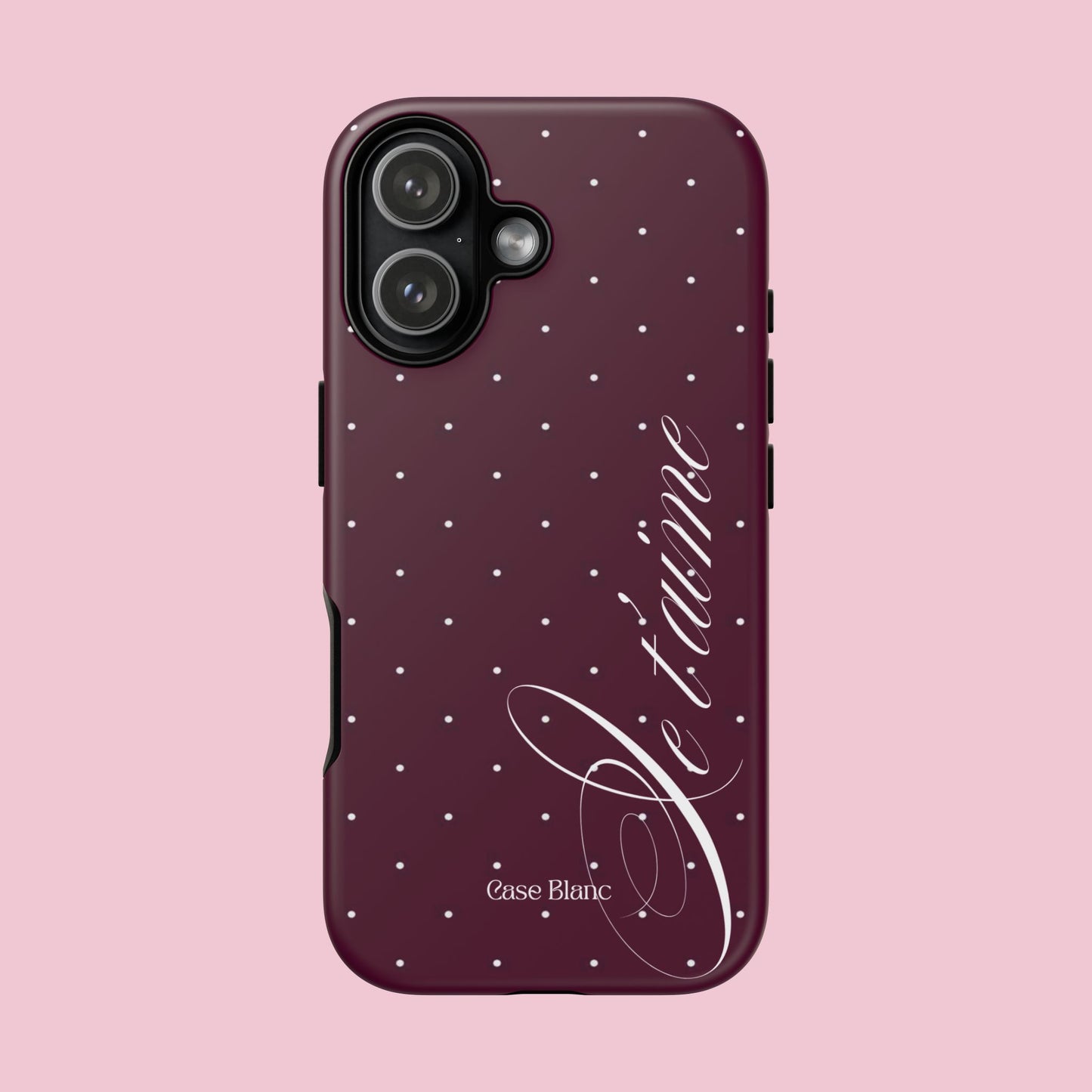 Je t'aime (burgundy)