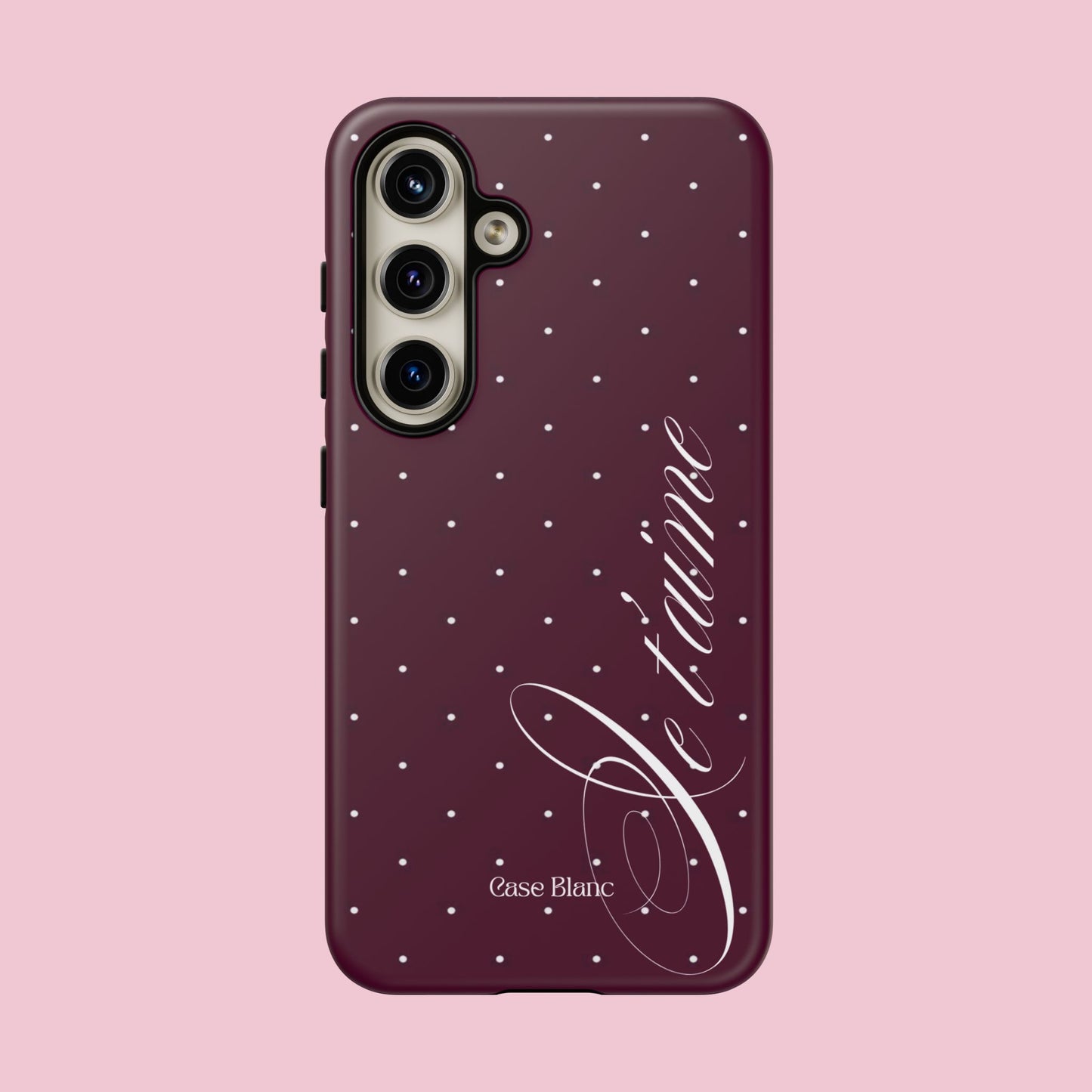 Je t'aime (burgundy)