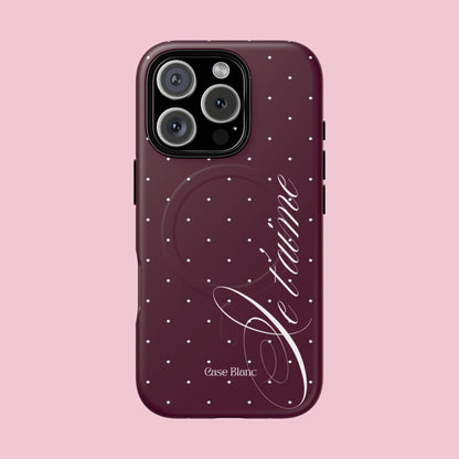 Je t'aime (burgundy) - MagSafe