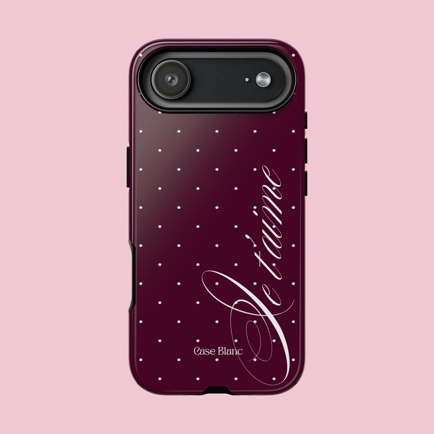 Je t'aime (burgundy)