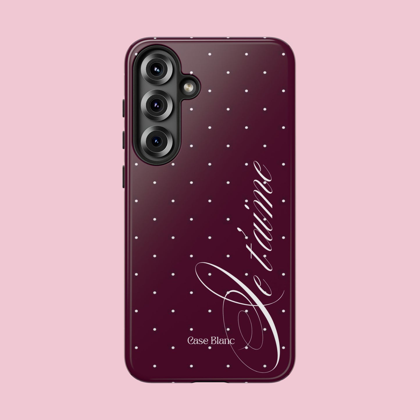 Je t'aime (burgundy)