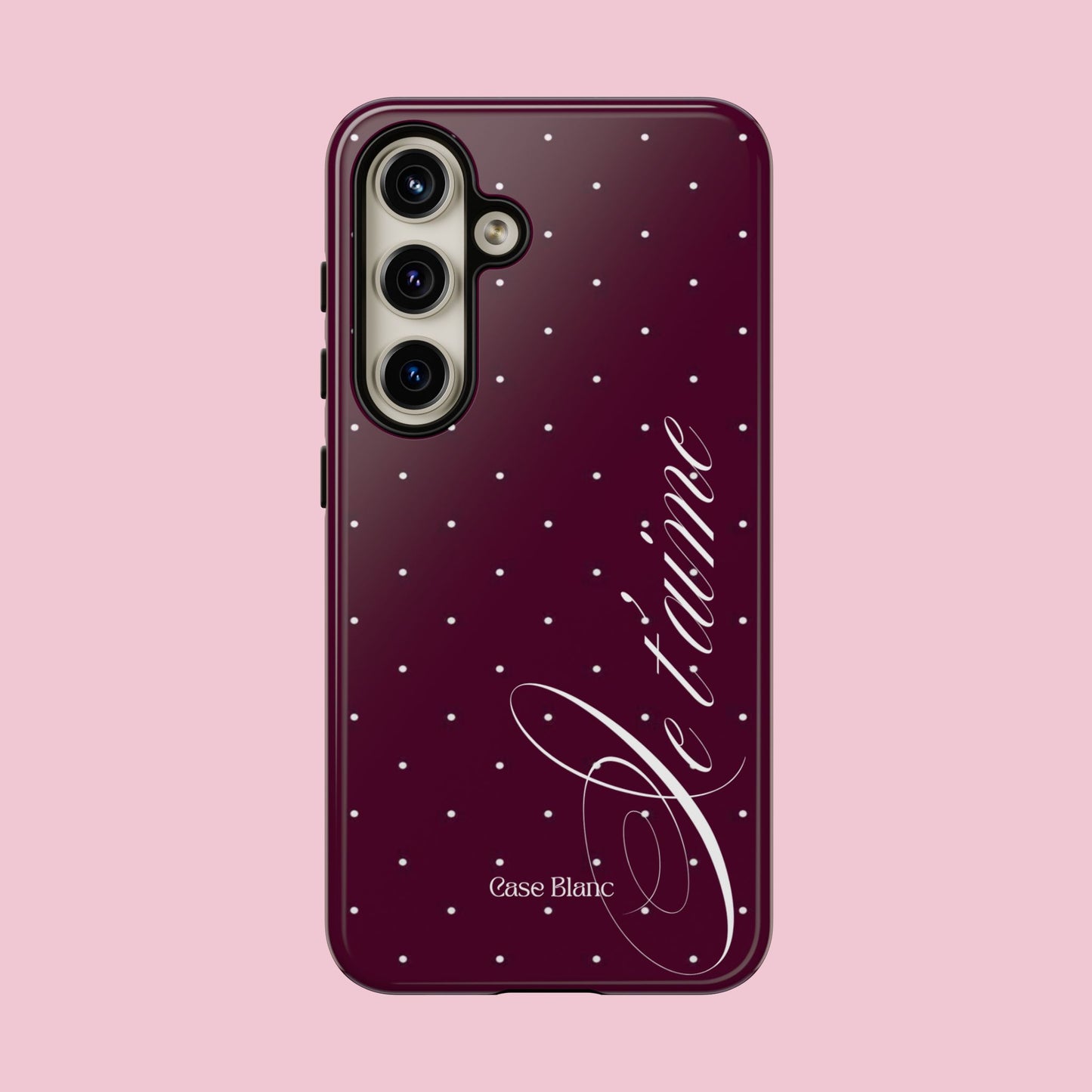 Je t'aime (burgundy)