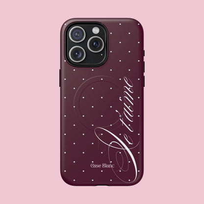 Je t'aime (burgundy) - MagSafe